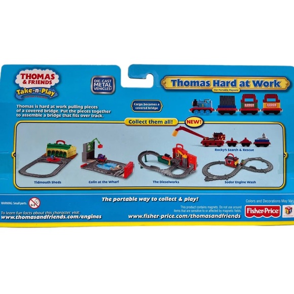 NEW WITH TAGS! Take -n-Play Thomas & Friends ~ Thomas Hard at Work RARE! - Picture 2 of 4